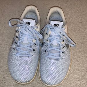 Nike Light Blue and White Athletic Shoes